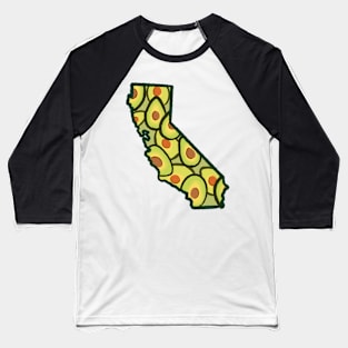 California Avocado Baseball T-Shirt